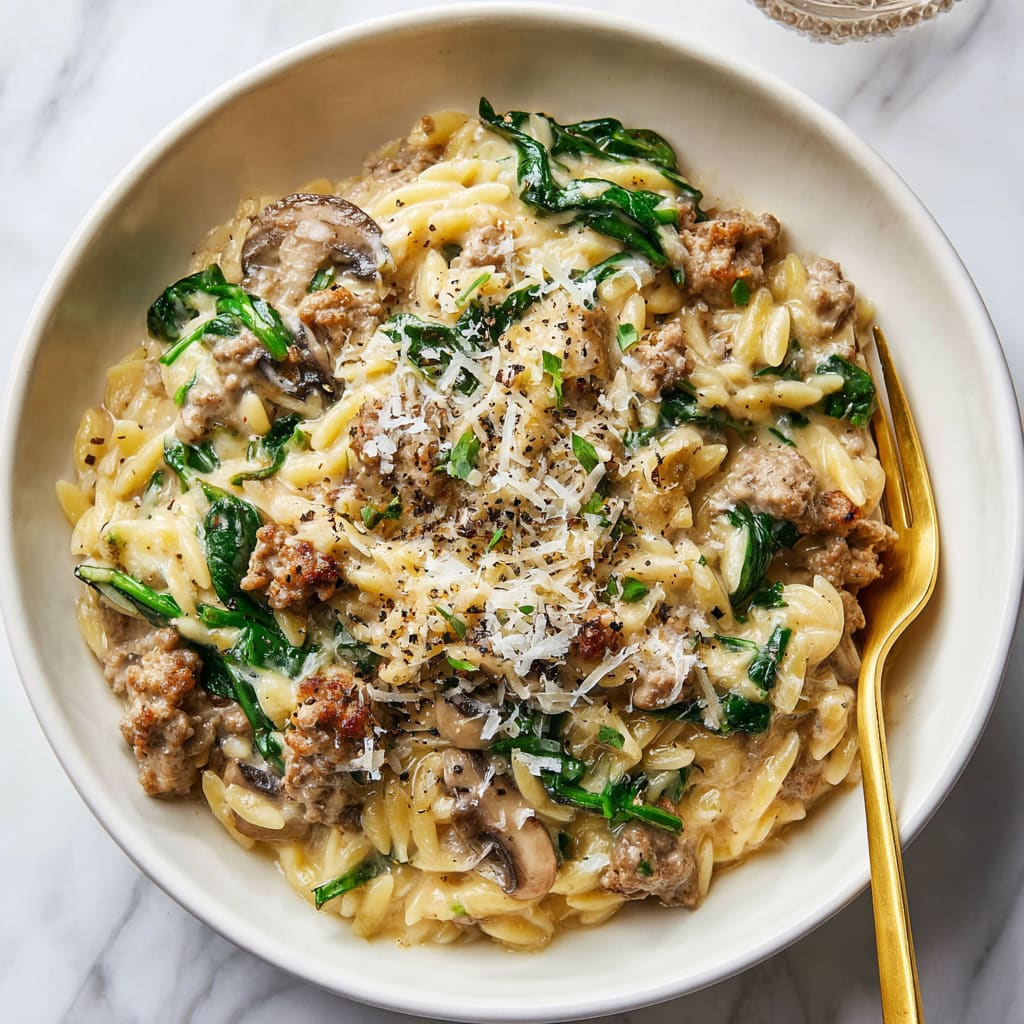 Italian Sausage Orzo