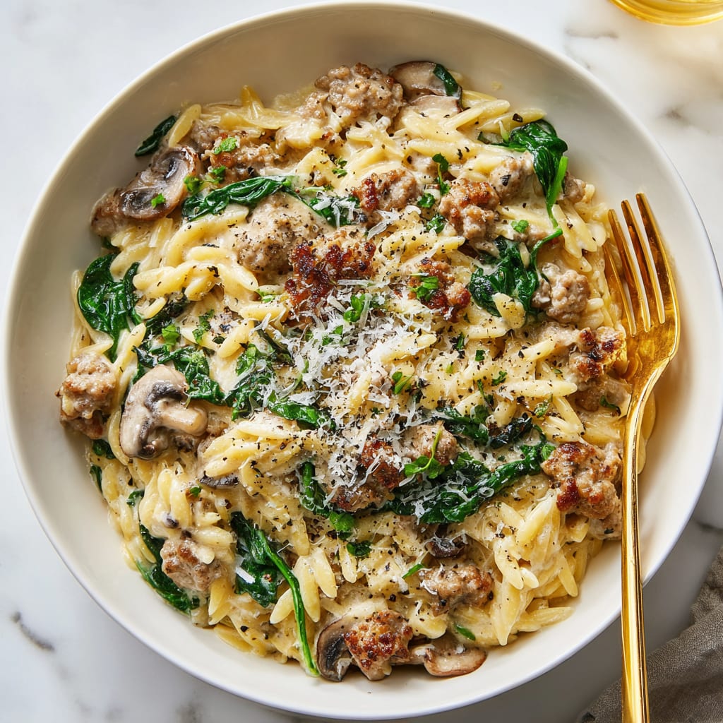 Italian Sausage Orzo
