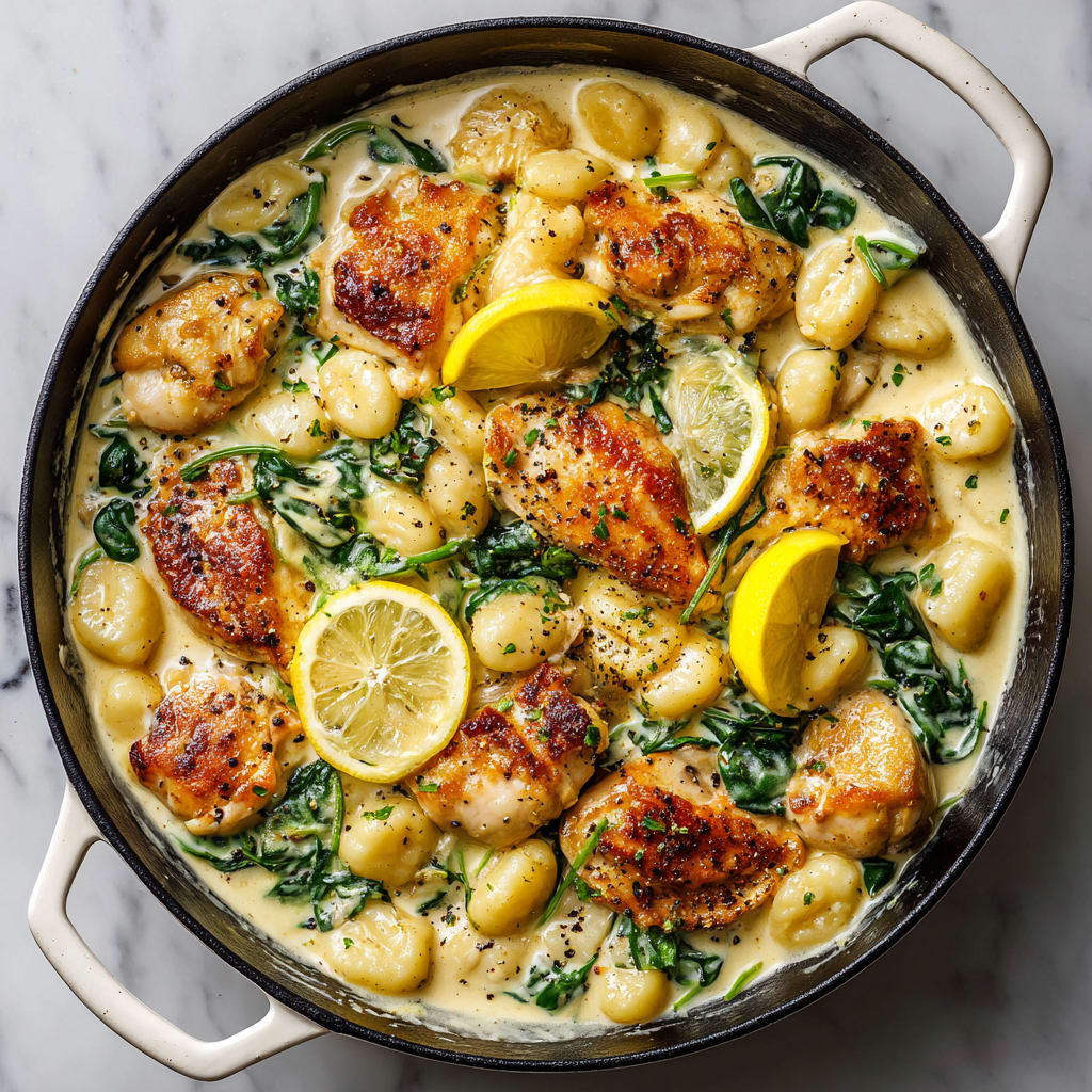 Lemon Chicken Gnocchi