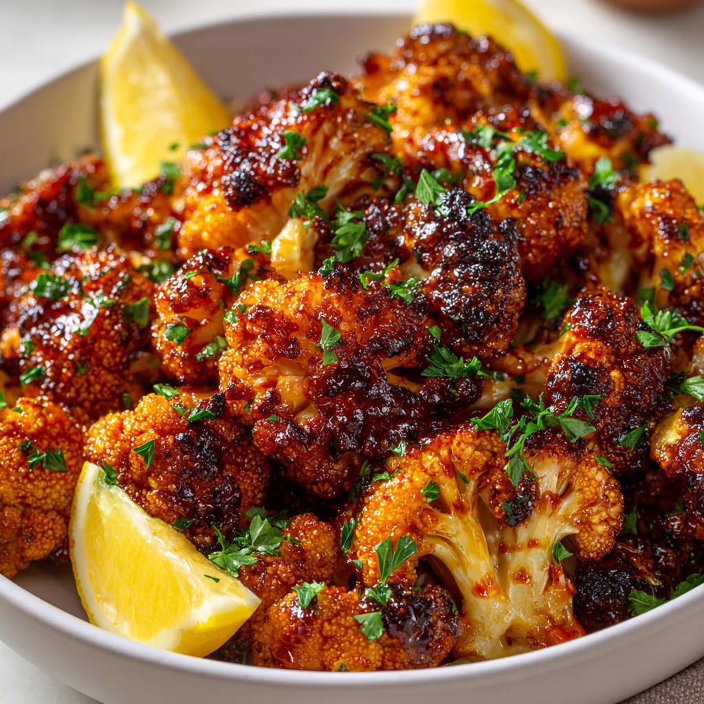 Maple Sriracha Cauliflower Bliss