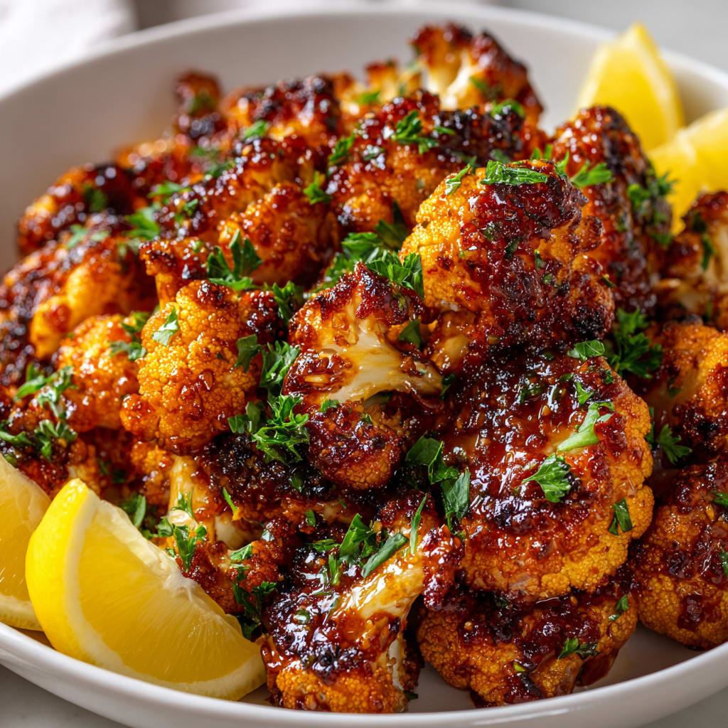 Maple Sriracha Cauliflower Bliss