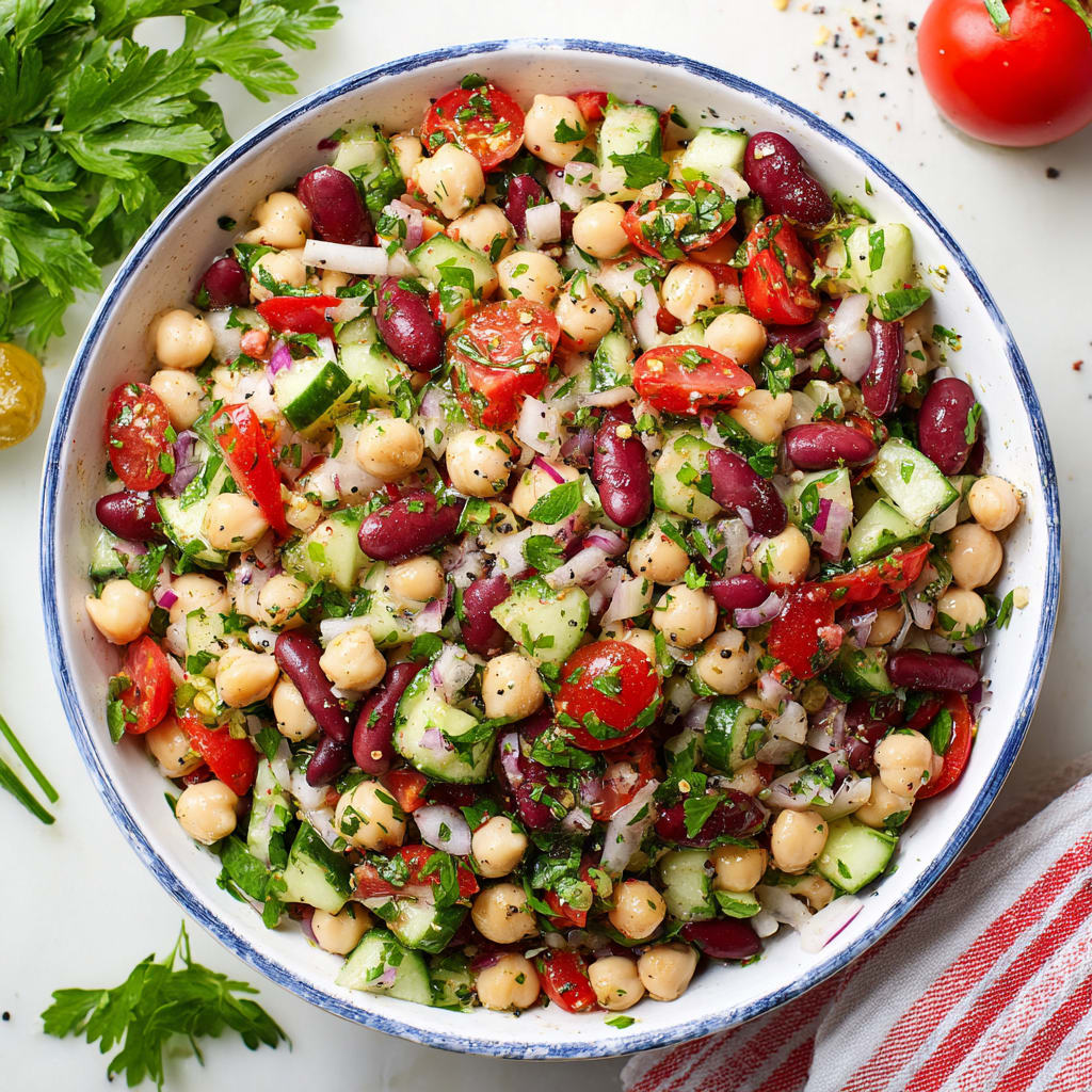 Mediterranean Bean Salad