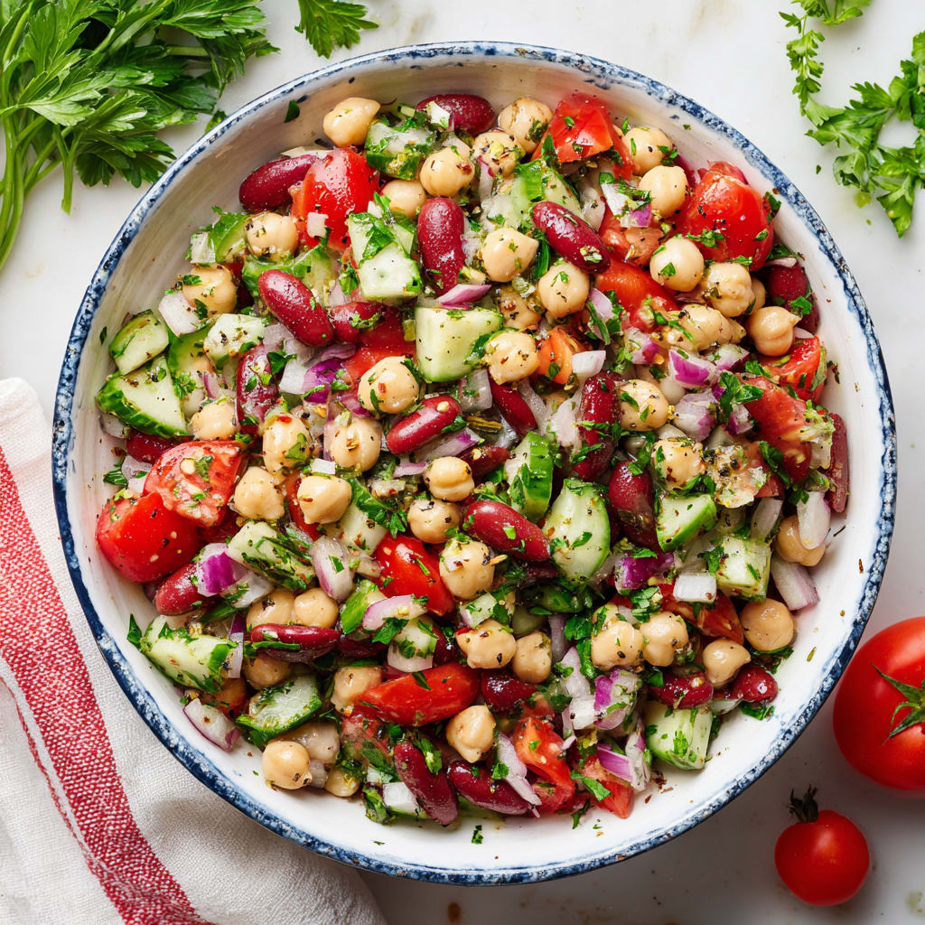 Mediterranean Bean Salad