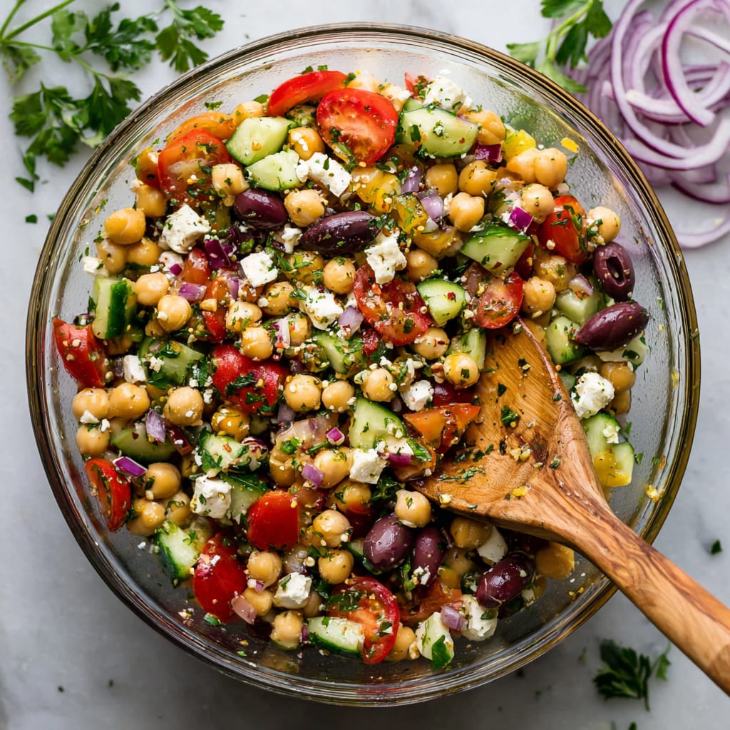 Mediterranean Chickpea Salad