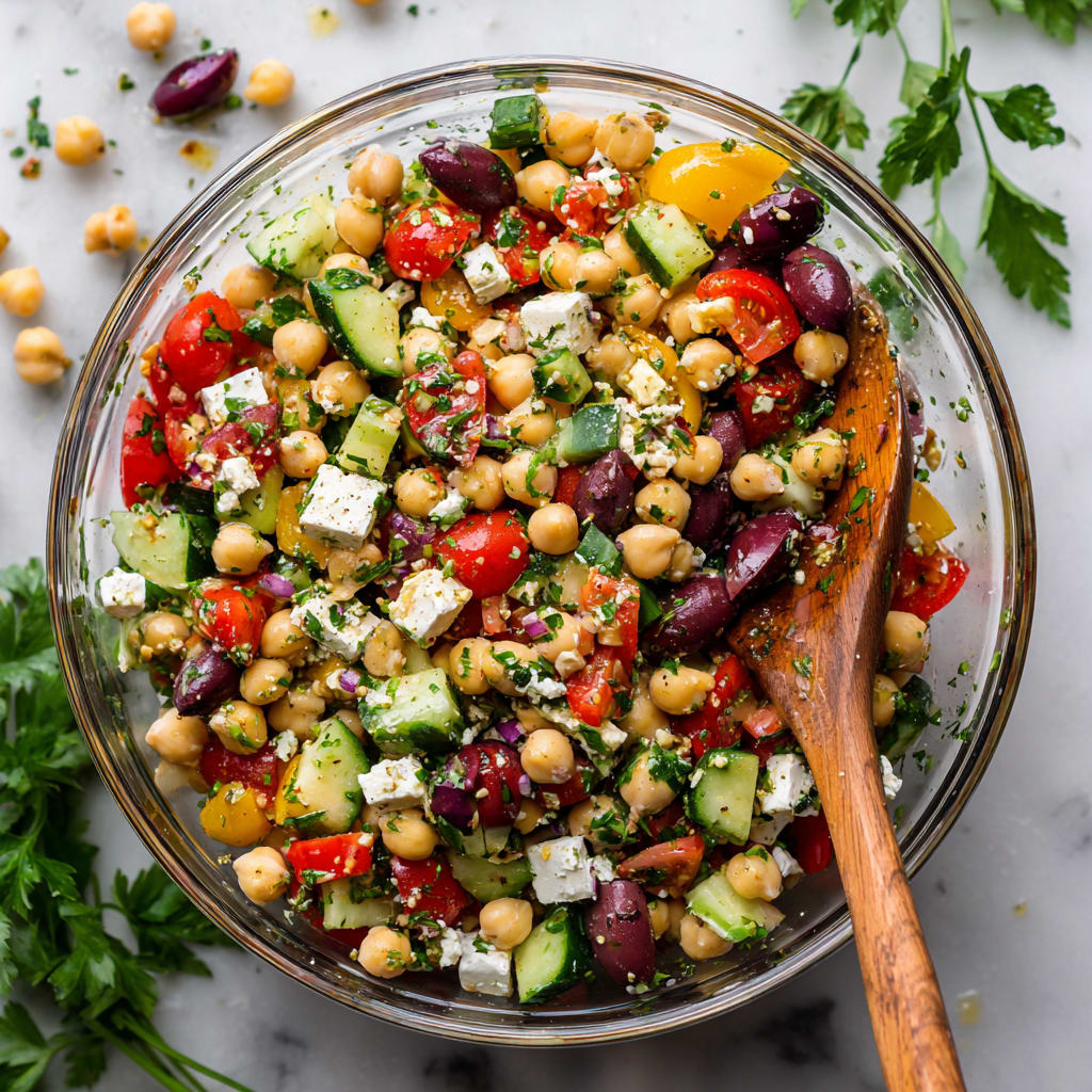 Mediterranean Chickpea Salad