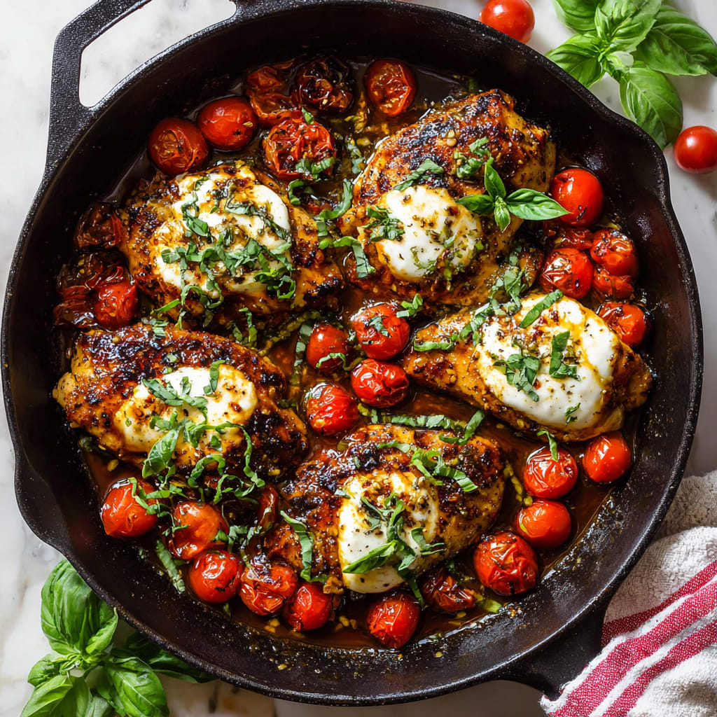 One Pan Balsamic Chicken