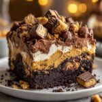 Reeses Peanut Butter Earthquake Cake