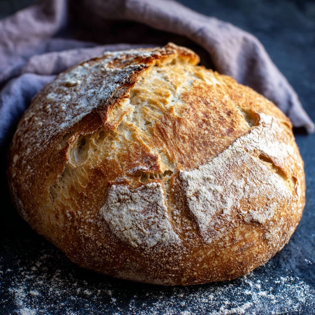 Rustic Italian Crusty Bread