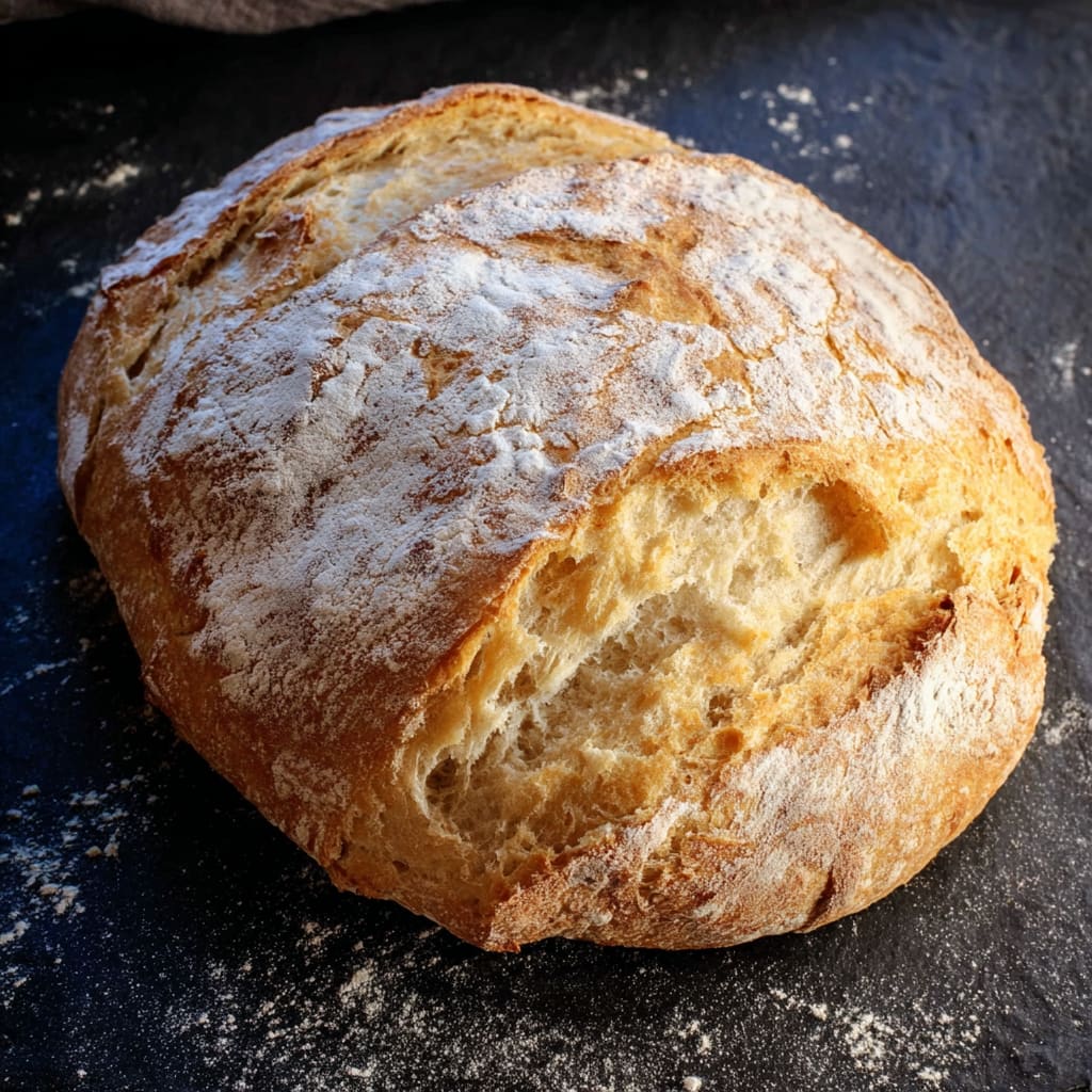 Rustic Italian Crusty Bread