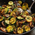 Skillet Zucchini and Mushrooms