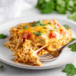 Slow Cooker Chicken Enchilada Casserole