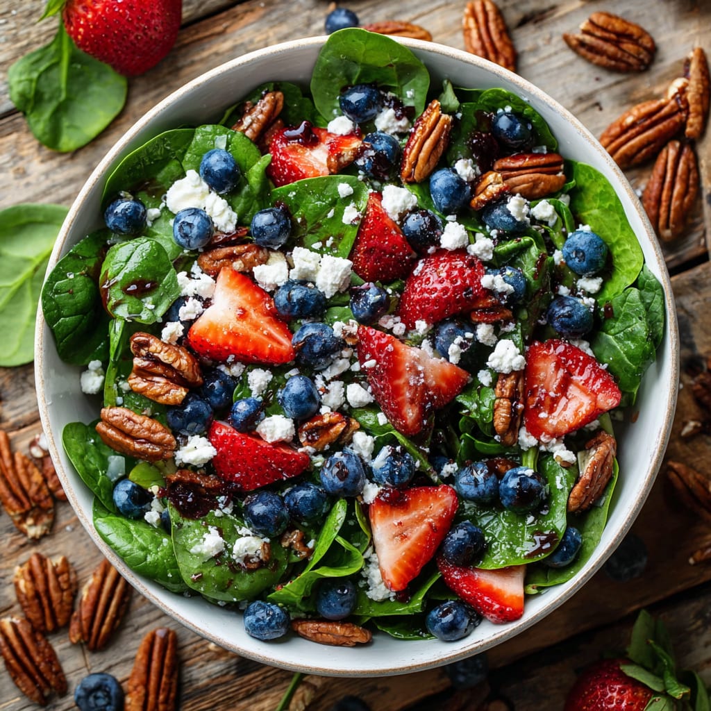 Strawberry Spinach Salad
