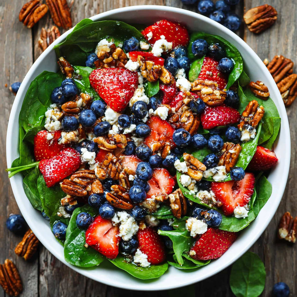 Strawberry Spinach Salad