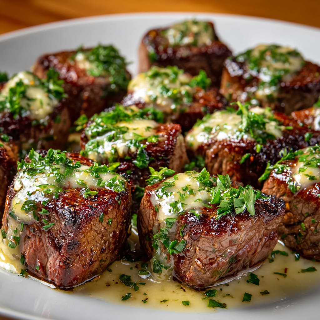 Tender Steak Bites in Garlic Butter
