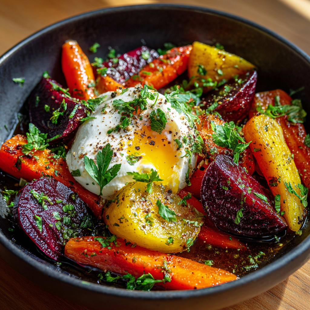 Vibrant Roasted Beets and Carrots