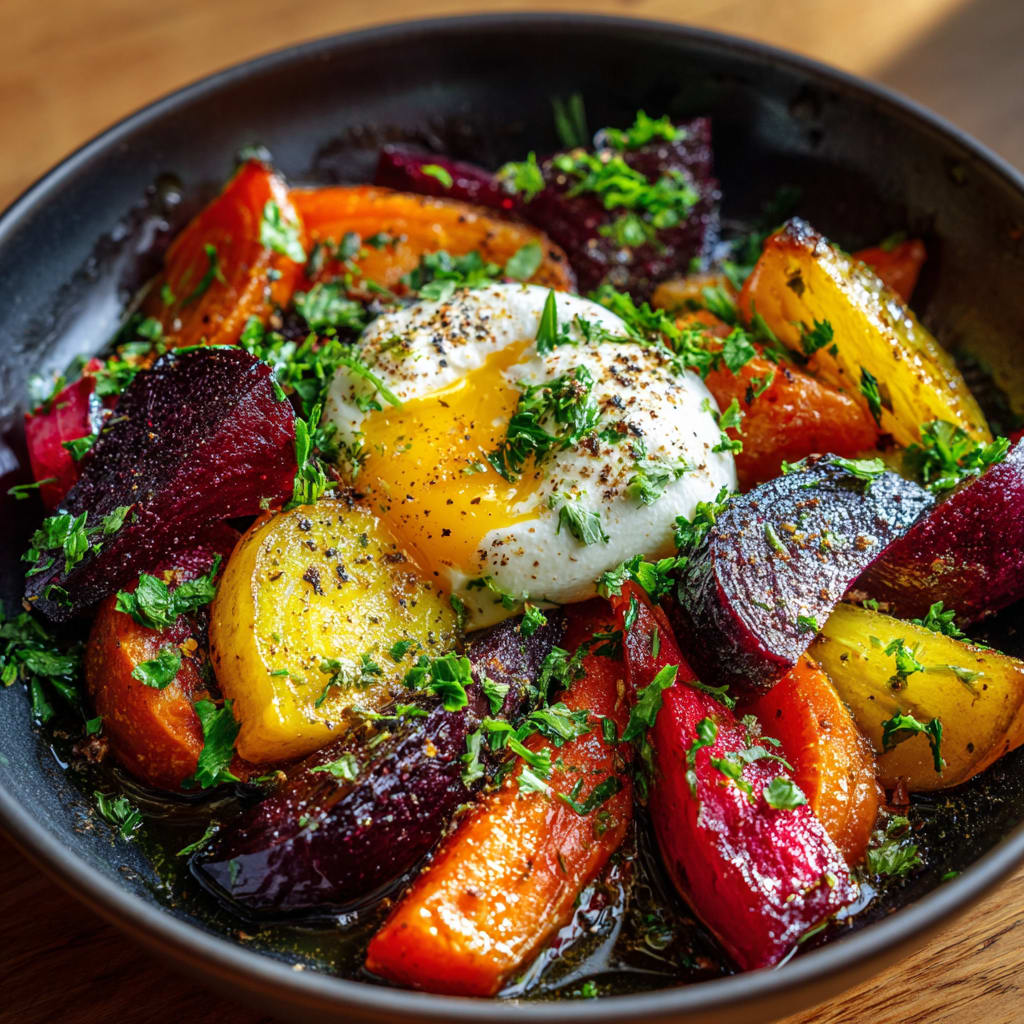 Vibrant Roasted Beets and Carrots