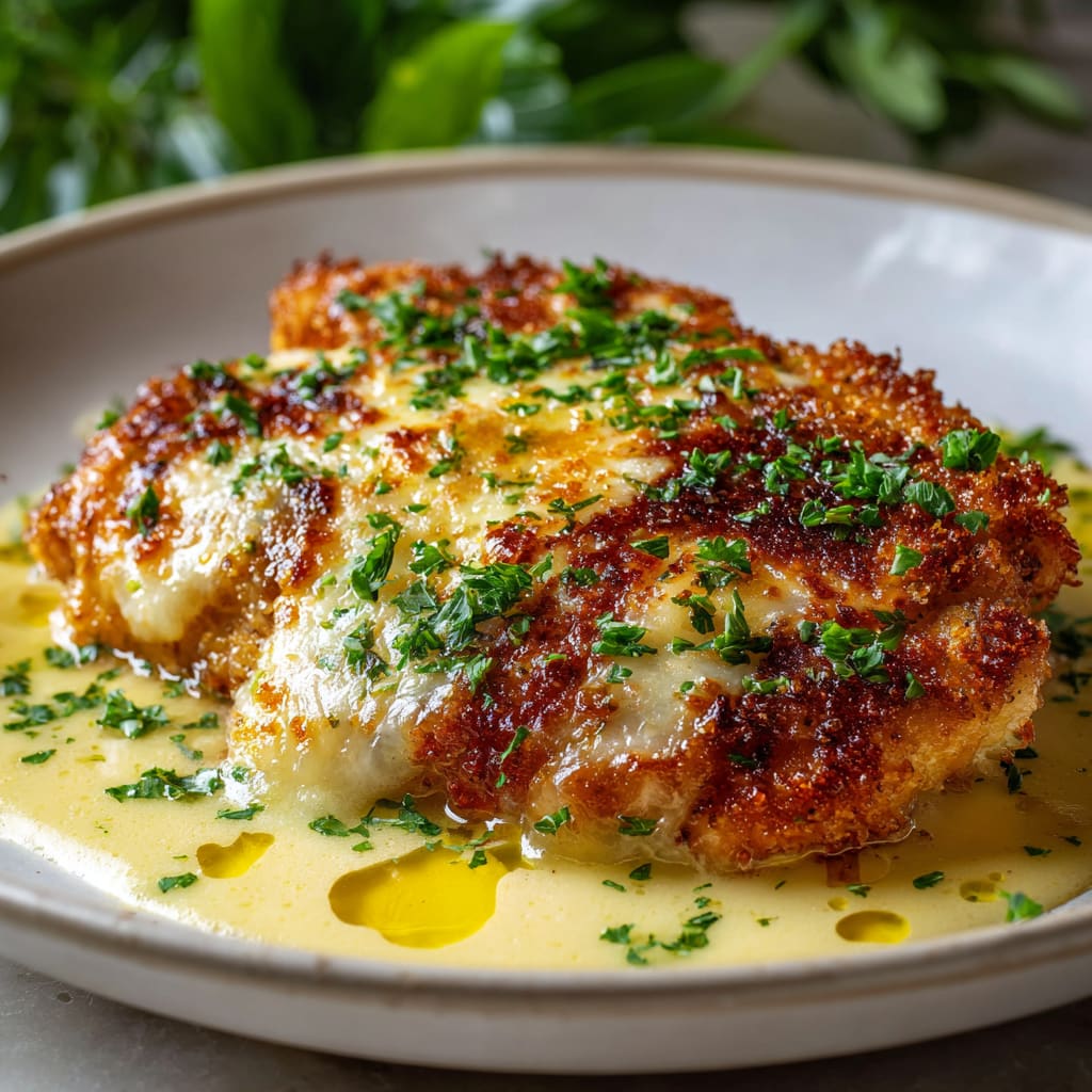 Zesty Lemon Pecorino Crispy Chicken