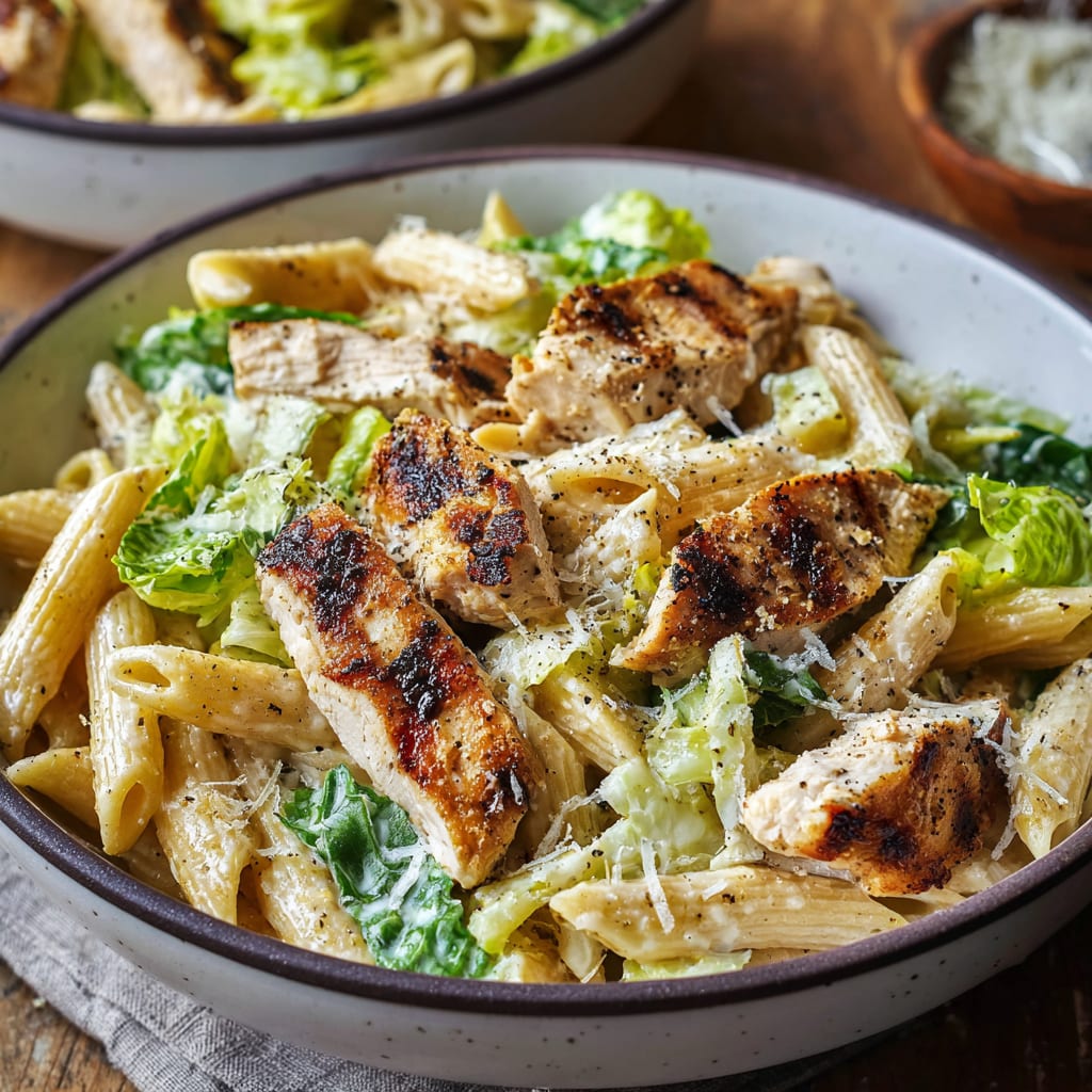 Chicken Caesar Pasta Salad