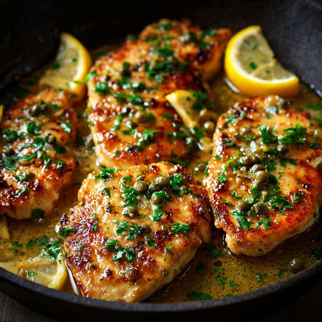 Chicken Piccata with Lemon Sauce