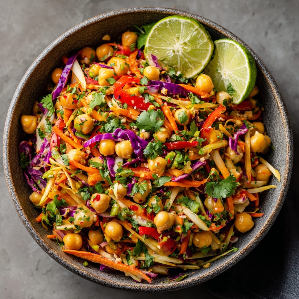 Chopped Thai-Inspired Chickpea Salad