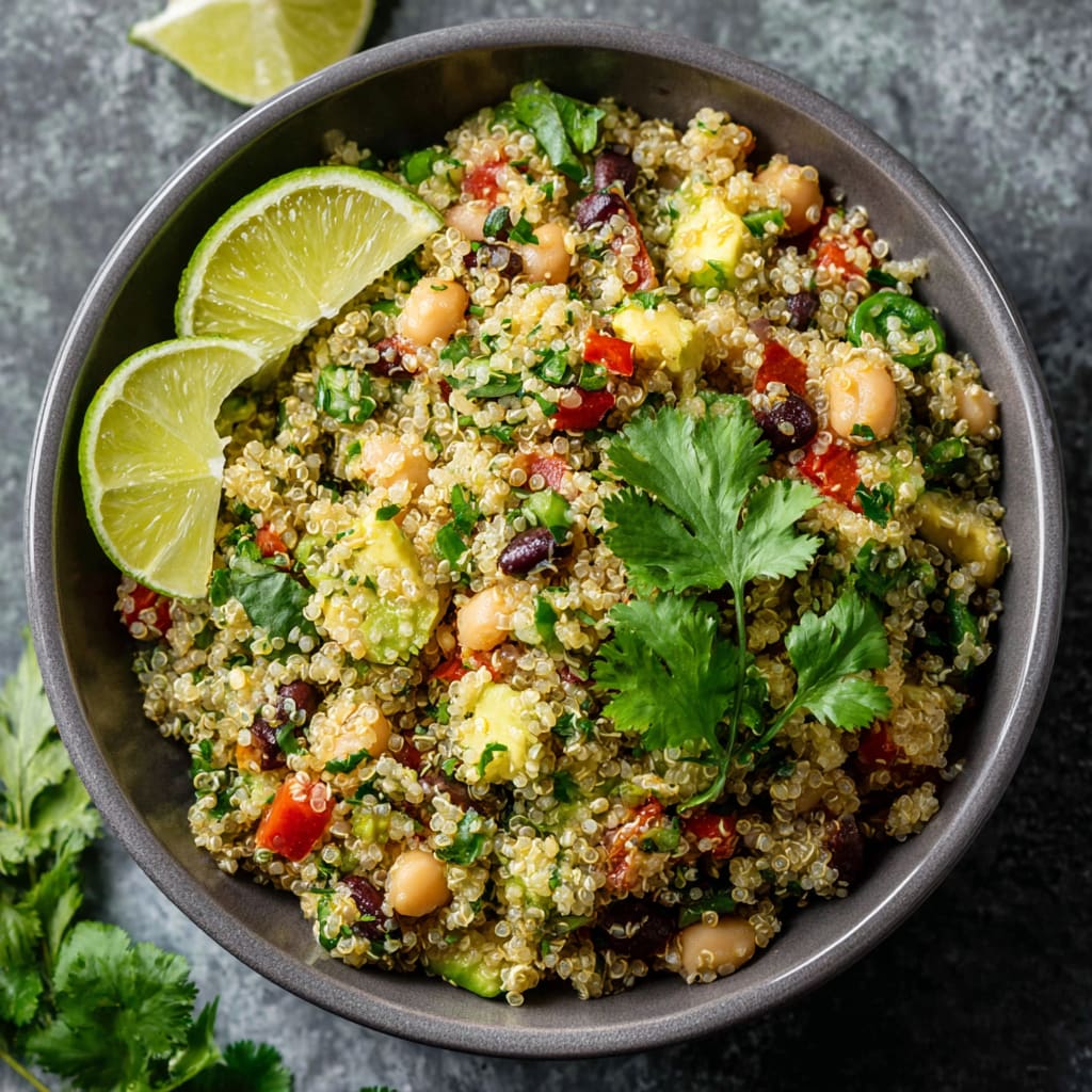 Cilantro Lime Quinoa Salad
