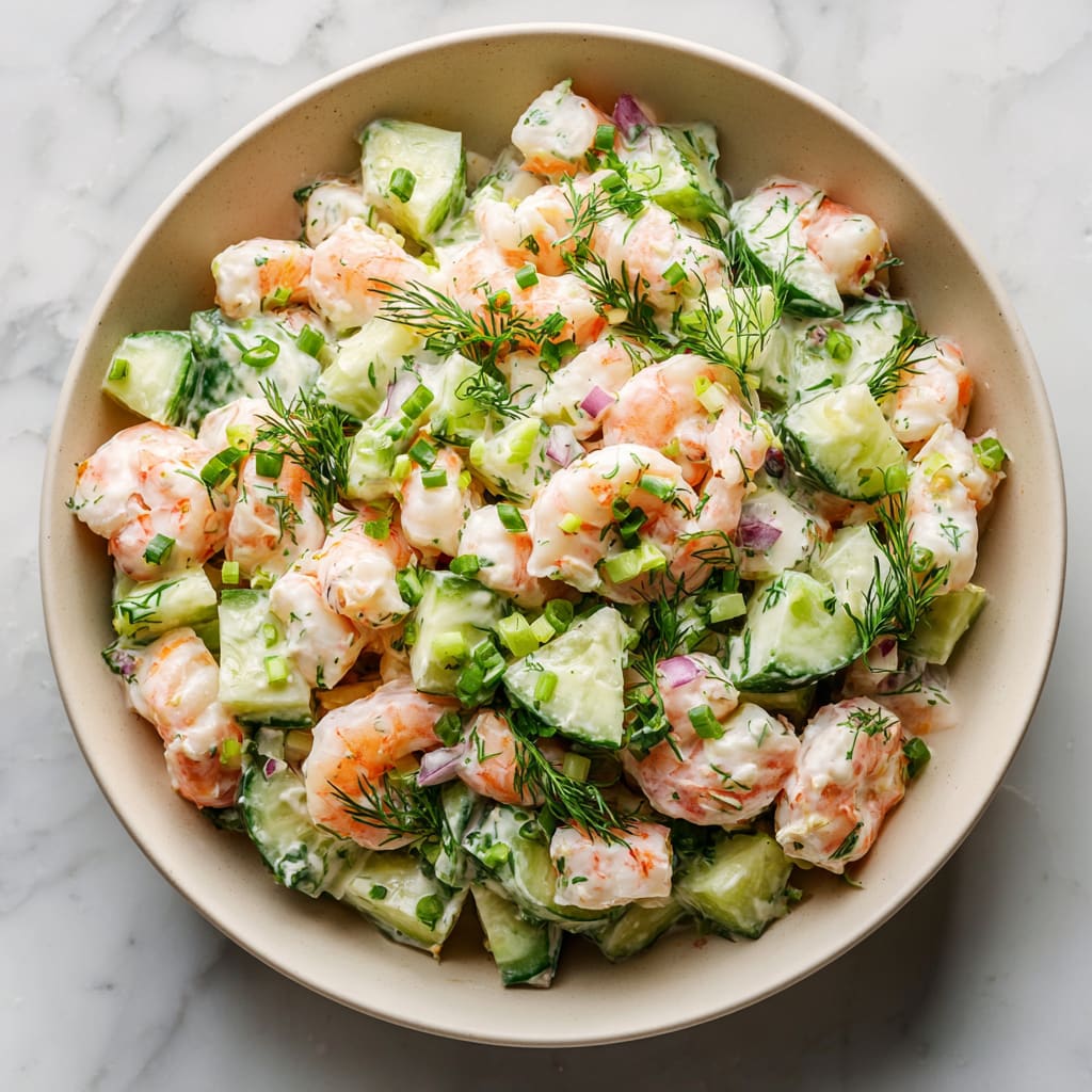 Cucumber Shrimp Salad