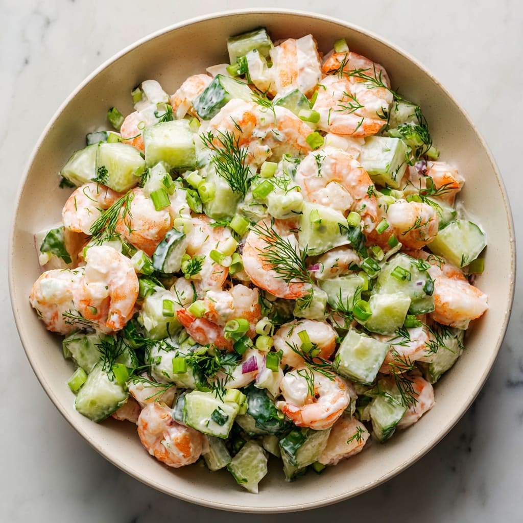 Cucumber Shrimp Salad