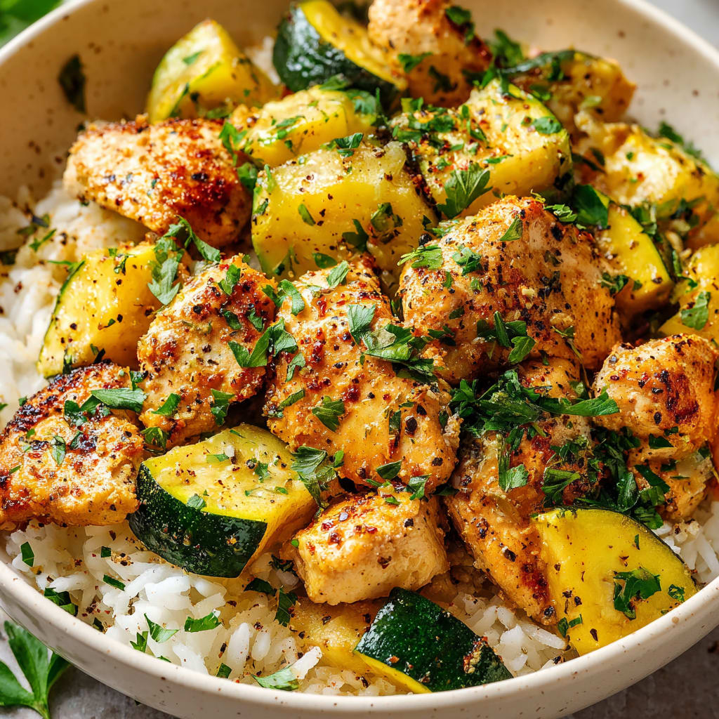 Easy Baked Chicken and Zucchini Recipe