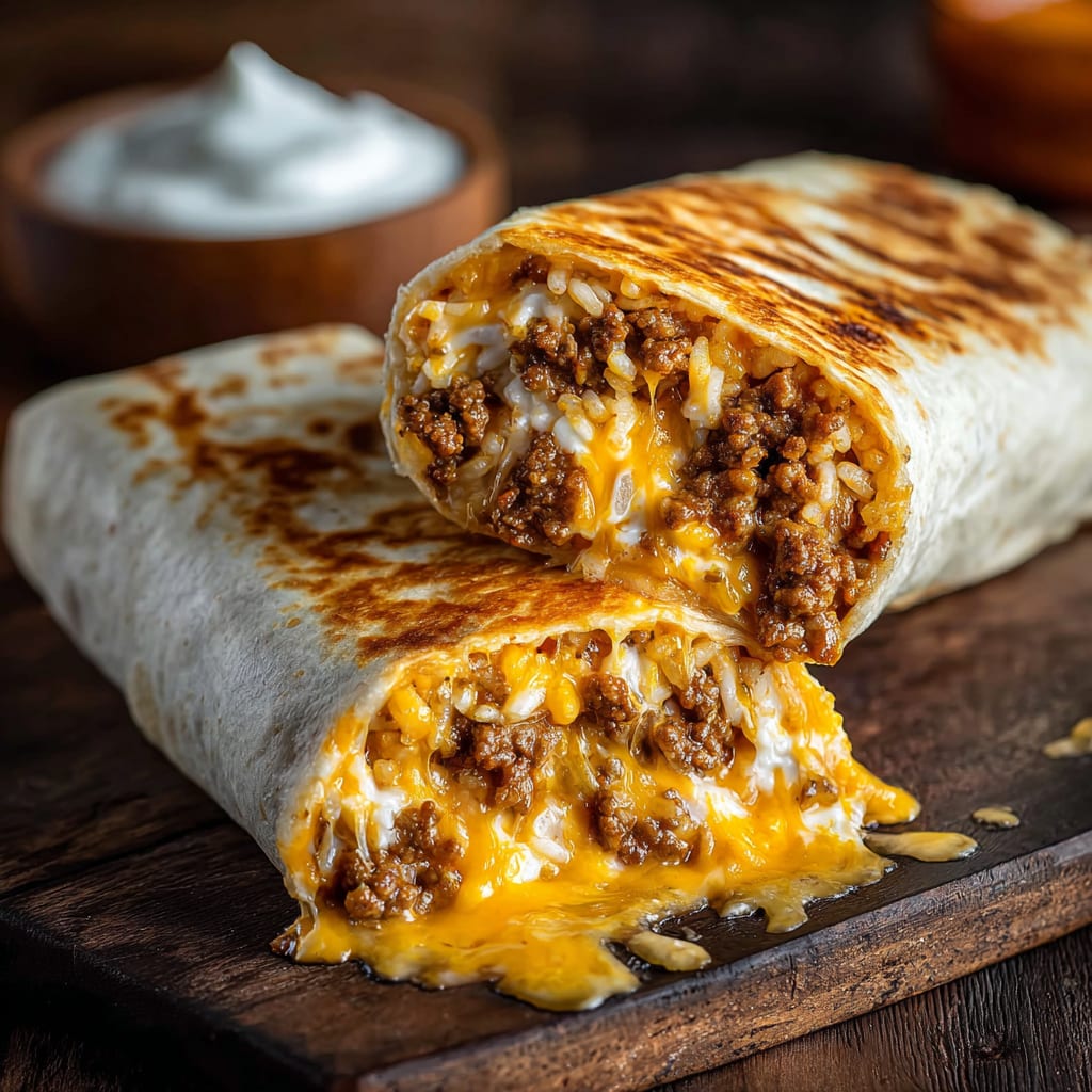 Easy Grilled Cheese Burrito