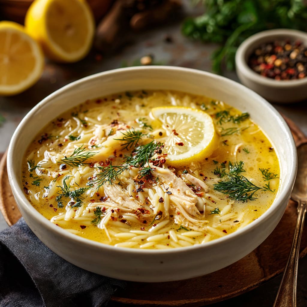 Greek Lemon Chicken Soup