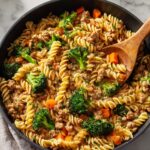 Ground Turkey Orzo Skillet