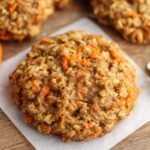 Healthy Carrot Cake Oatmeal Cookies