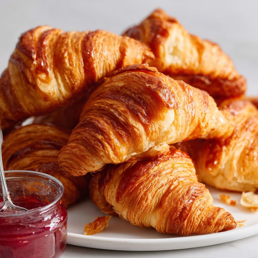 Homemade Flaky Croissants Recipe