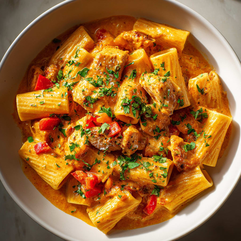 Instant Pot Creamy Chicken Rigatoni
