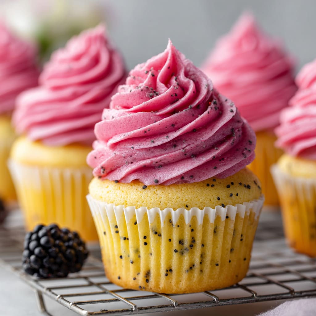 Lemon Poppy Seed Cupcakes