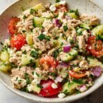 Mediterranean Tuna Salad with No Mayo