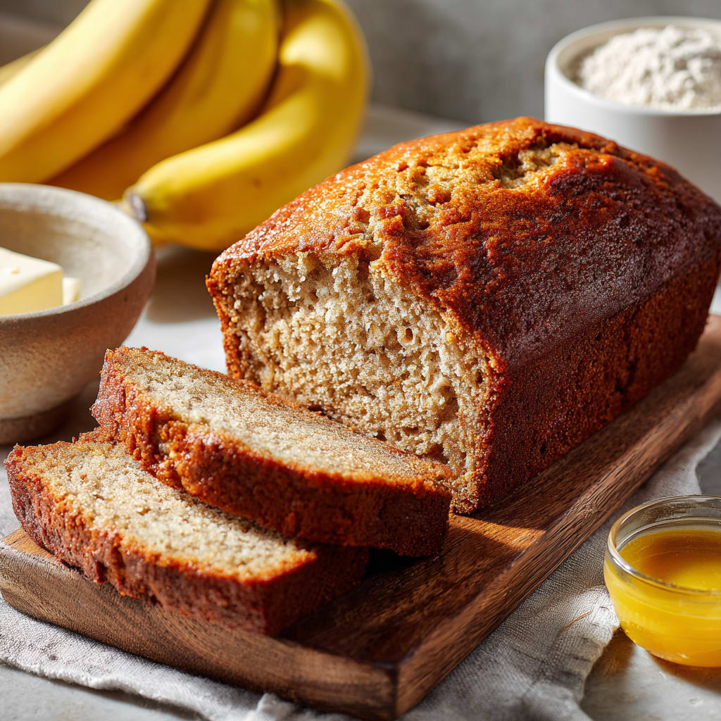 Moist Banana Bread Recipe