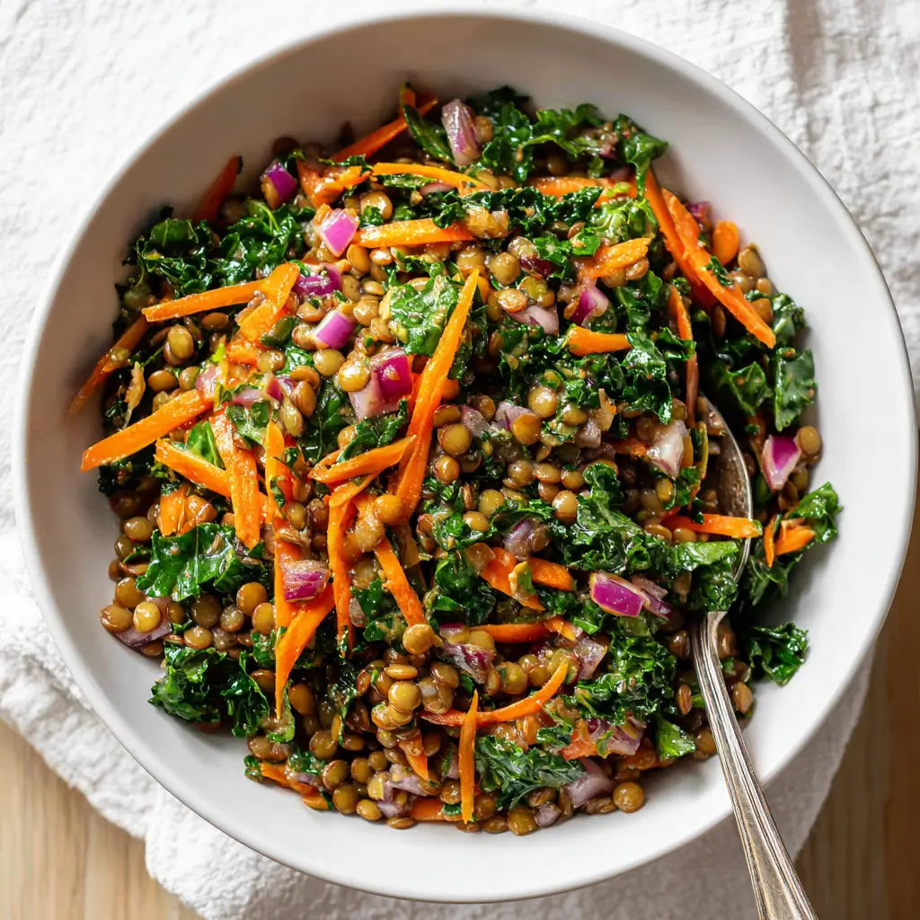 Moroccan Lentil Carrot Salad