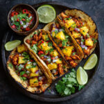 One Pan Chicken and Pineapple Tacos