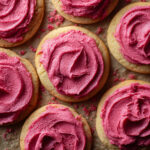 Raspberry Frosted Lemon Cookies