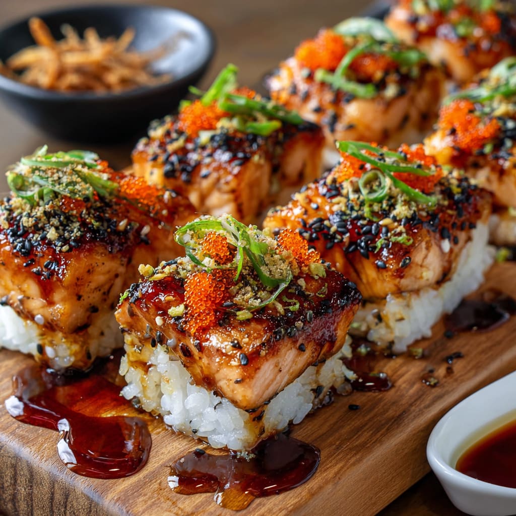 Spicy Salmon Sushi Bake Recipe