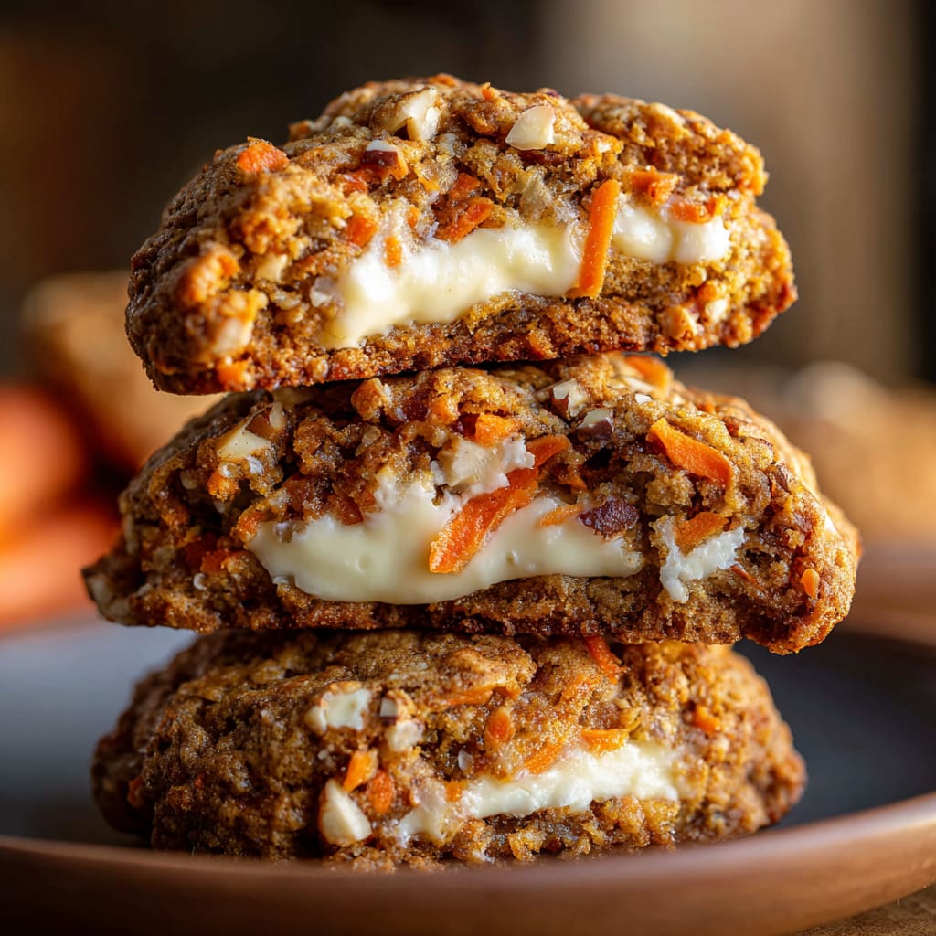 Stuffed Carrot Cake Cookies