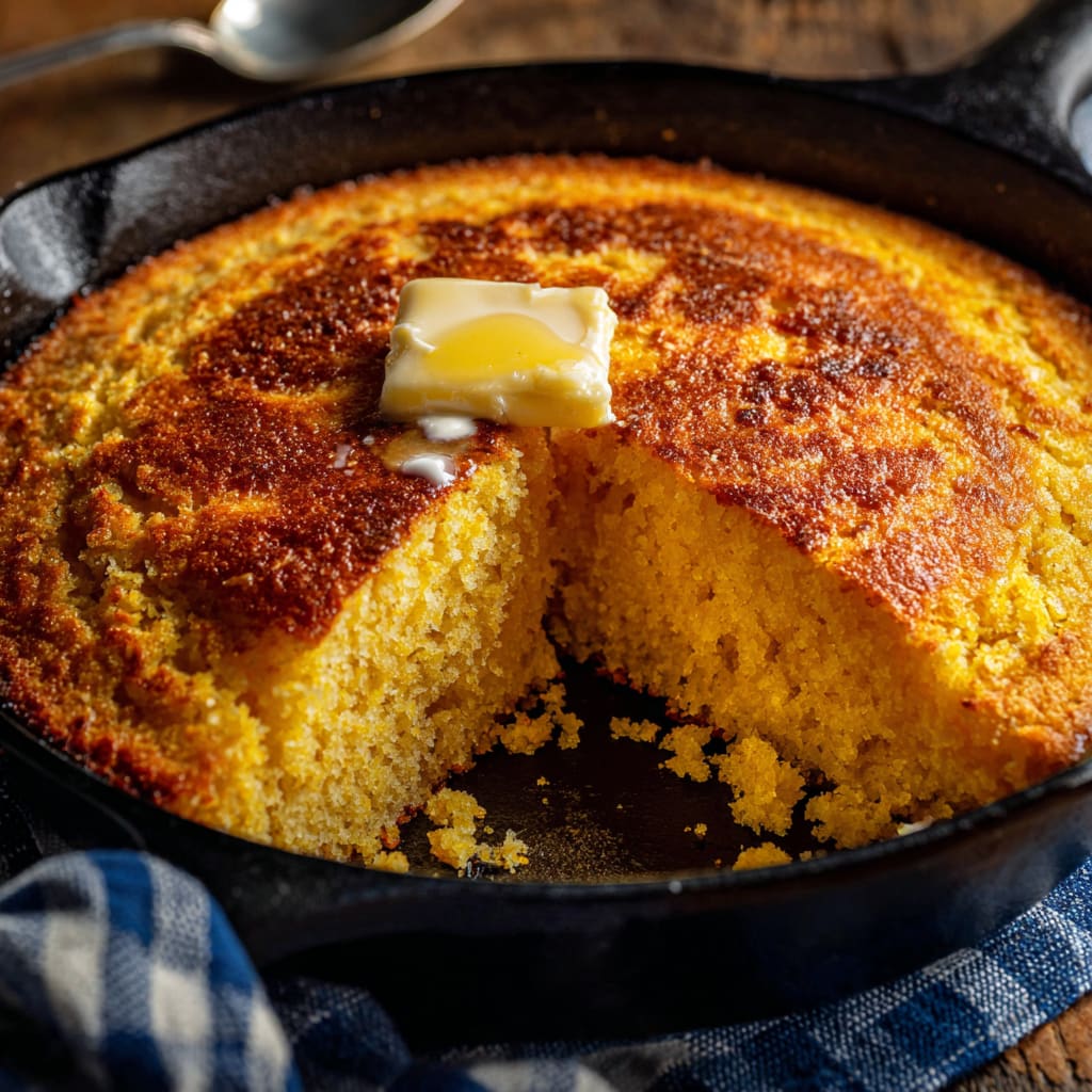 Sweet and Moist Cornbread Recipe