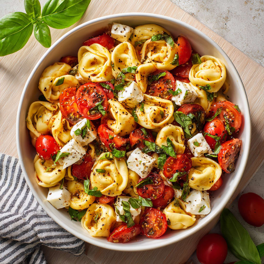 Tortellini Caprese Salad