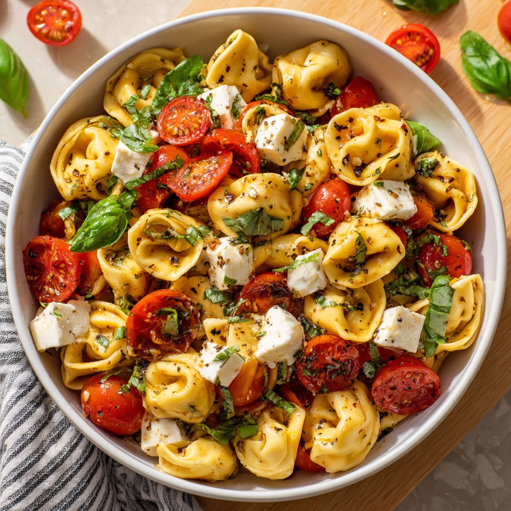 Tortellini Caprese Salad