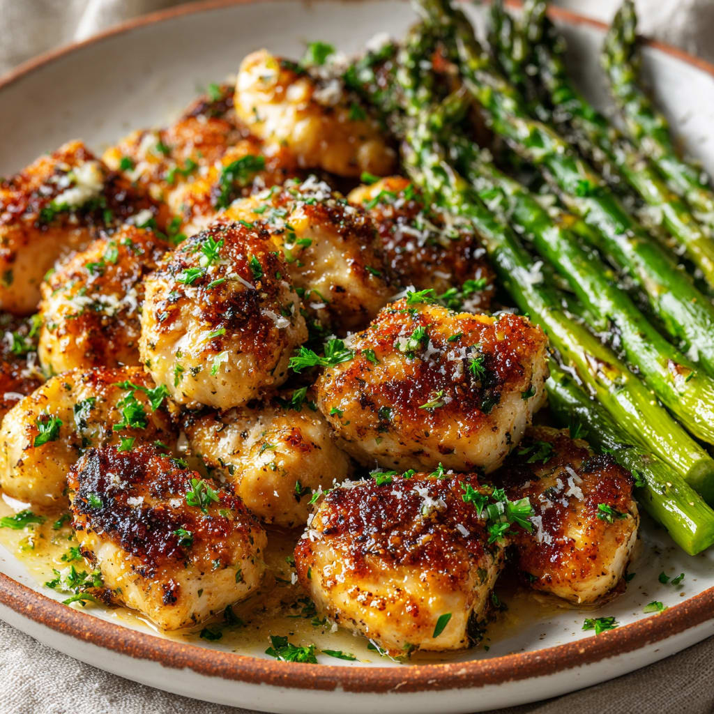 Garlic Parmesan Chicken Bites