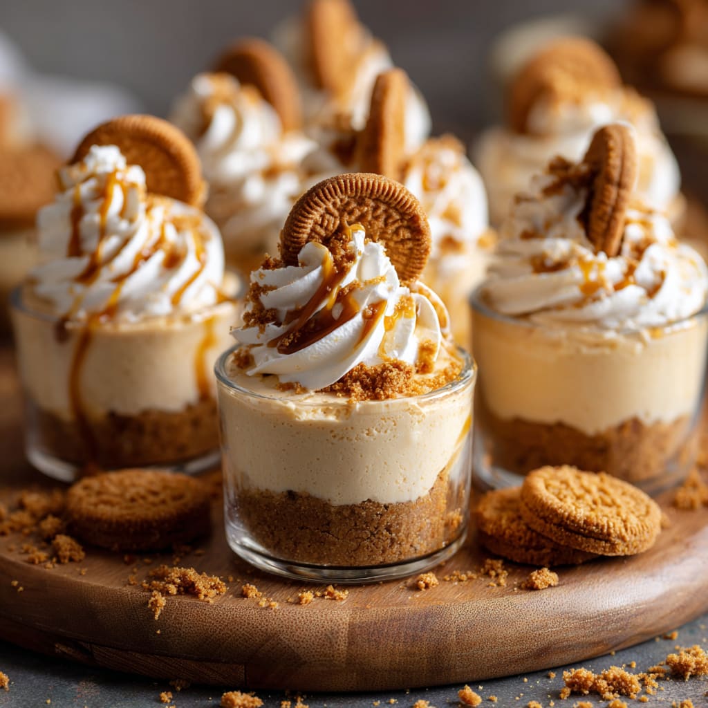No-Bake Biscoff Cheesecake Cups
